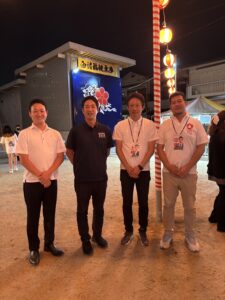 大東市・四條畷市の盆踊り会場を訪問する土井かずよし