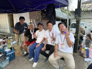大東市・四條畷市の盆踊り会場を訪問する土井かずよし